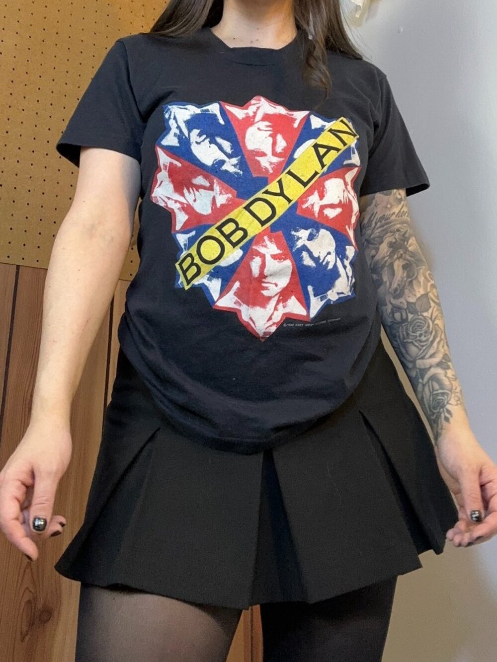1988 vintage bob dylan band tee
